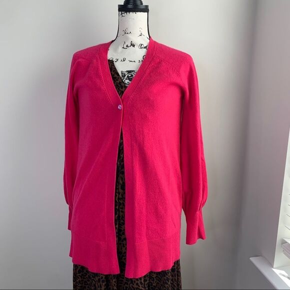 Autumn Cashmere‎ pink cashmere sweater cardigan - Picture 4 of 6